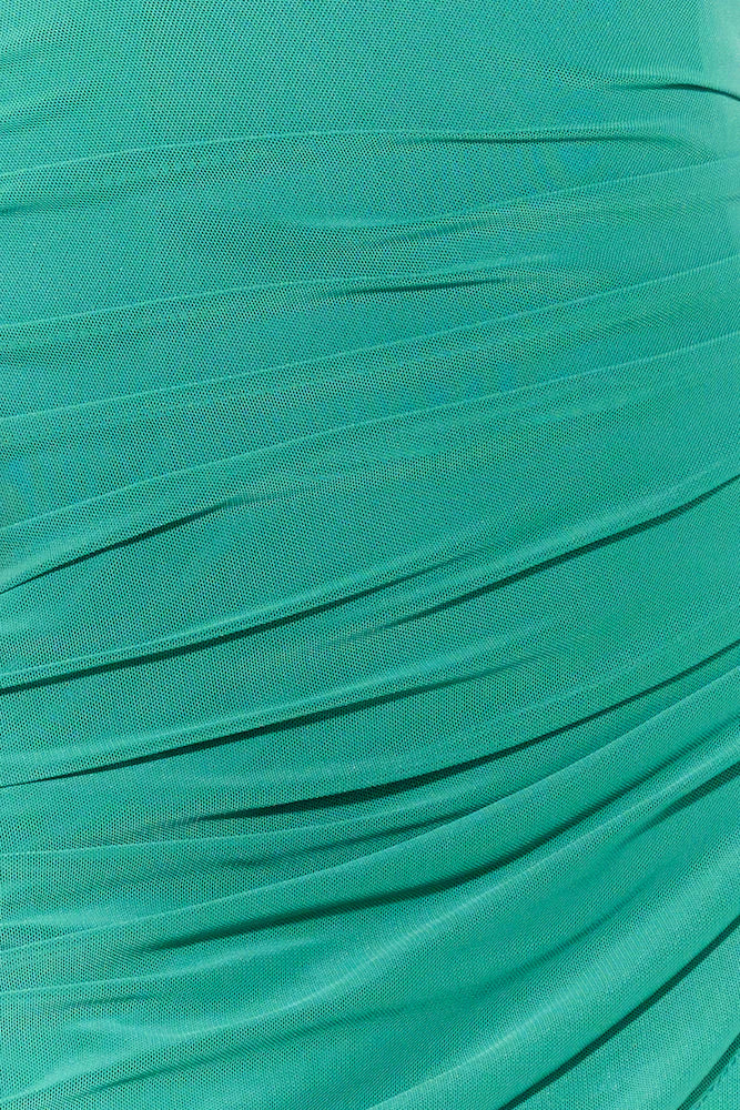 Secret Diary Mesh Mini Dress Green