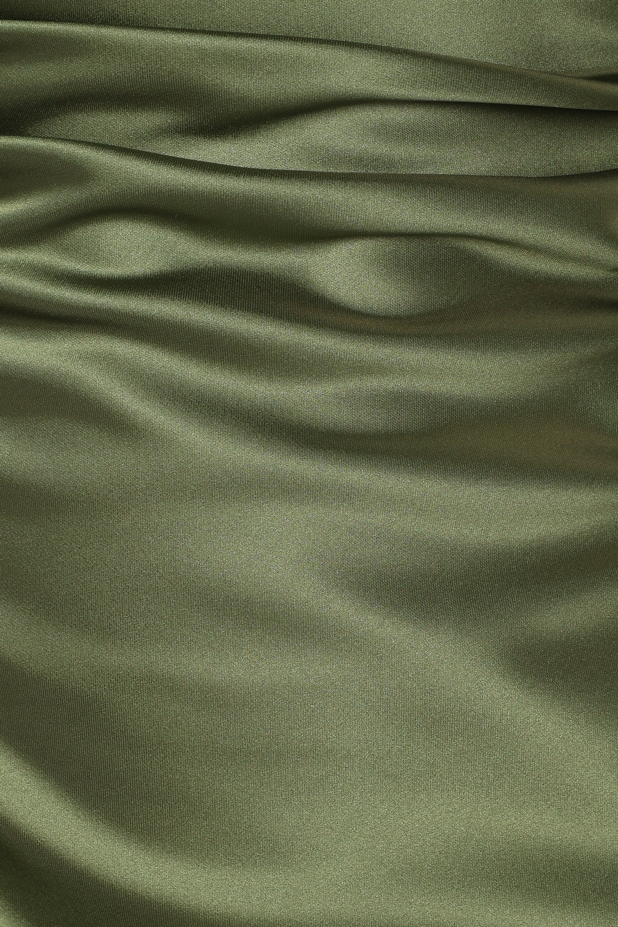 Selma Off Shoulder Maxi Dress - Olive