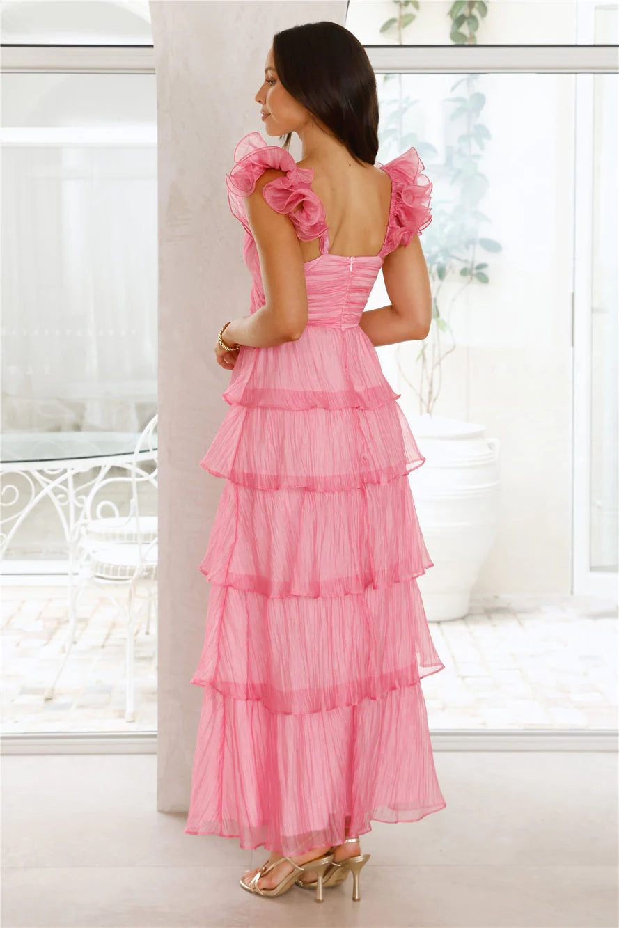 Shining Sunbeam Maxi Dress Pink