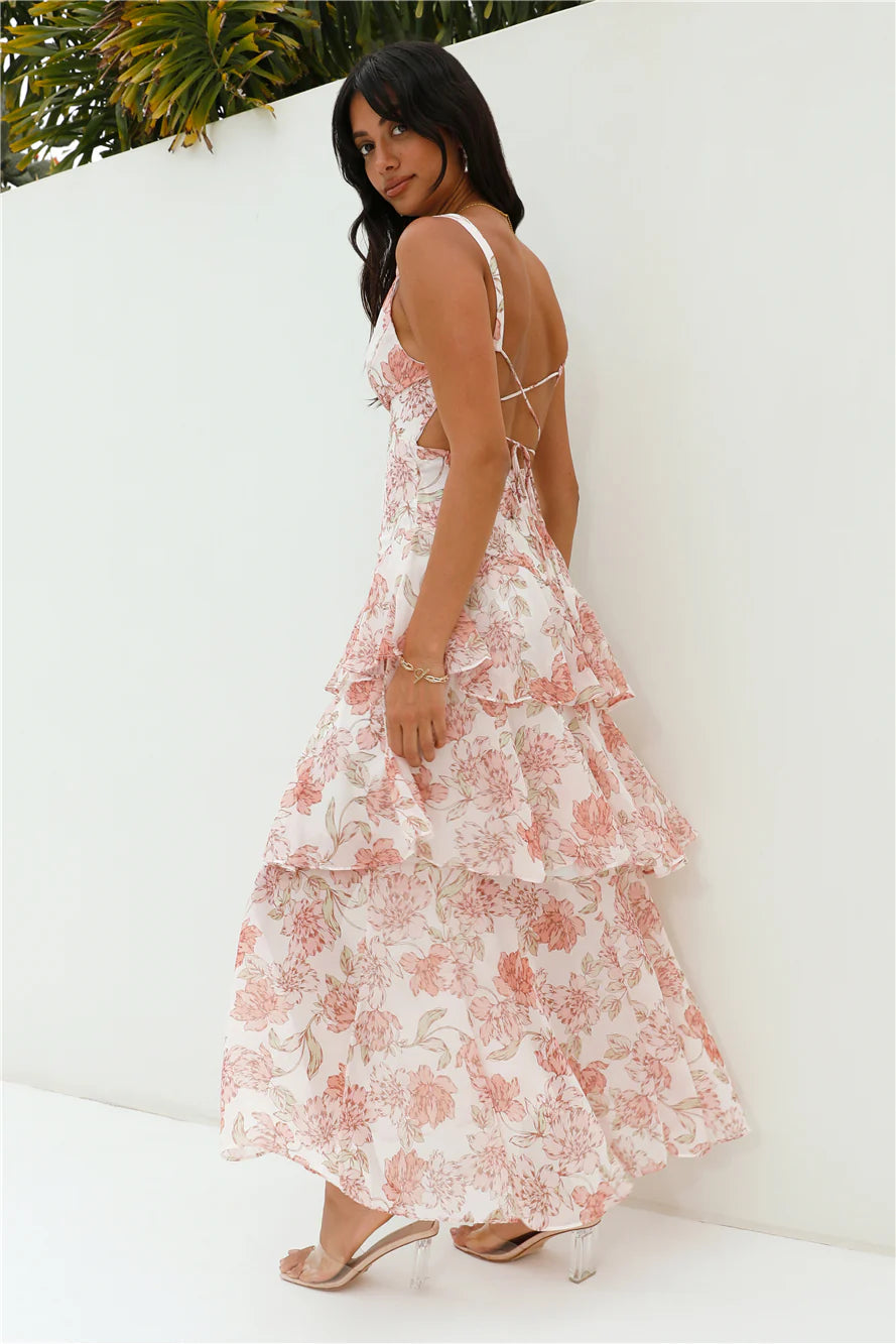Foolish One Maxi Dress Pink